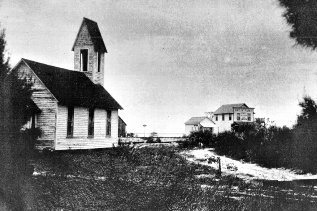 The First Community Church in Stuart Florida 1902 MCLM Media Pro Digital Marketing on the Treasure Coast